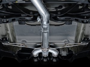 Acura Integra Performance Exhaust - AWE Tuning - Cat Back Track Edition - Diamond Black - 2024+